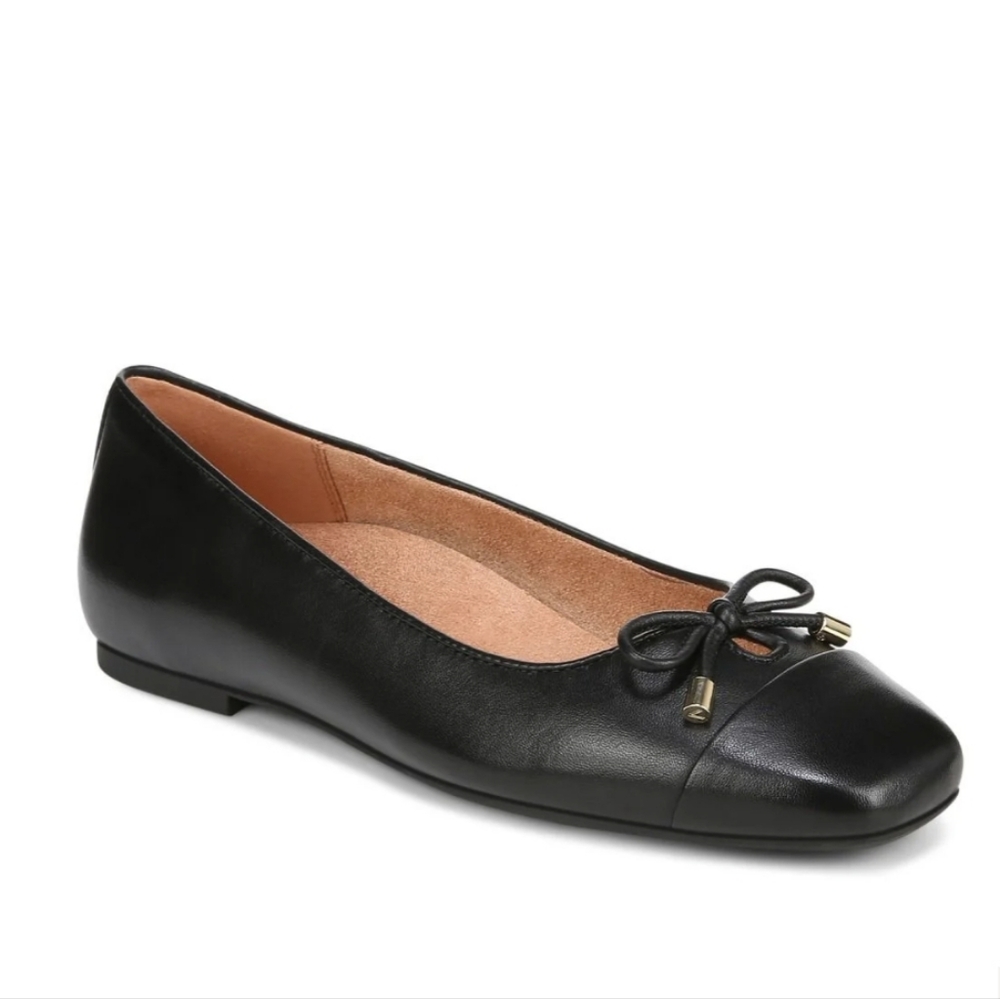 Vionic Black Klara Ballet Flat Bow - image 2